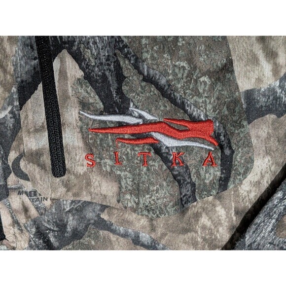 Sitka Mothwing Mountain Mimicry 2.0 Mens Medium Pullover 1/2 Zip Jacket - Picture 7 of 10